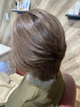ルネッサンスヘアー ラファエロ(RAFFAELLO) 明るい白髪染め グレージュ エドルクオンカラー 透明感