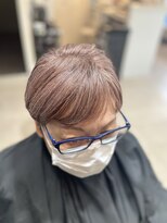 ヴィフ ヘアアンドデザイン(Vif hair&design)&nbsp;ミルクティーピンク×コンパクトショート