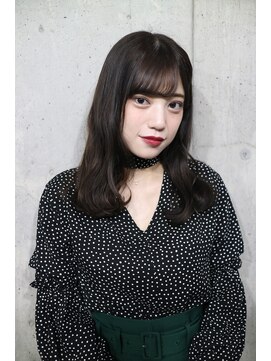 サロンドミルク 原宿(salon de MiLK) 【salon de MiLK 原宿】ゆるめウェーブ×イルミナサファイヤ