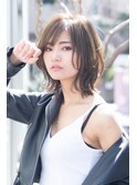 『AUSTIN銀糸町』マニッシュショート×ネイビーカラー