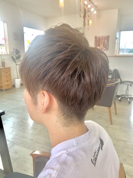 オレンジ(orange) 【orange大分賀来】メンズツーブロックマッシュスタイル