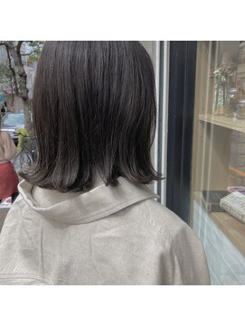 アース 三軒茶屋店(HAIR&MAKE EARTH) 外ハネグレージュ
