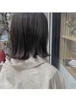 アース 三軒茶屋店(HAIR&MAKE EARTH) 外ハネグレージュ