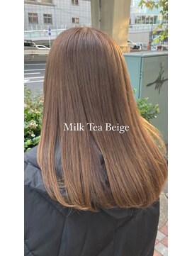 ベンジー 学芸大学店(benji) ブリーチなし！王道ミルクティーカラー/学芸大学/学大/自由が丘