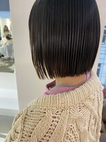 エイミー(Aimee)&nbsp;Aimee 町田　ぷっつりボブ×ネイビーアッシュ