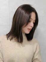 エンディアリング 東銀座(Endearing)&nbsp;似合わせカットツヤ髪ミディアムセミロング透明感カラー