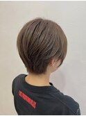 ショート×ブラウンアッシュ
