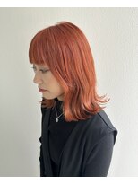 ゴットフロー(GOTTO FLOW)&nbsp;切りっぱなし/外ハネ/韓国/オレンジ