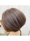 前下がりショートボブ/ハイライト