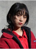 ウルフパーマ/ハイレイヤー/レイヤーカット/顔まわりレイヤー