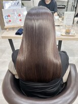 ベルム(Belme) Belme独自の髪質改善カラー/韓国風グレーベージュレイヤーロング