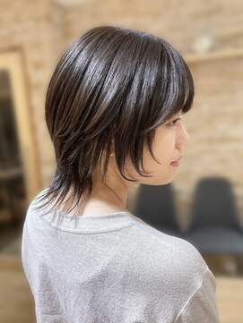 アロマ ヘアルーム 池袋店(AROMA hair room) ミニウルフ×グレーベージュ風黒髪/池袋/池袋東口