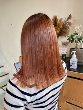 ノア(noa.) ブリーチ無しでもできるオレンジブラウンカラー!