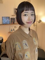 ソイ コンク 下北沢(soi conc)&nbsp;ワイドバングボブ/ボブ/ラベンダーブラウン_下北沢