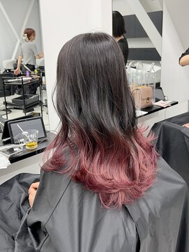 アライブ キチジョウジ(ALIVE Kichijoji) 【ALIVE吉祥寺】ワインレッドグラデーションカラー