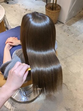 ロンド シャルム 吉祥寺(Lond charme) オリーブグレー/韓国レイヤーカット/マロンベージュ/黒髪/小顔