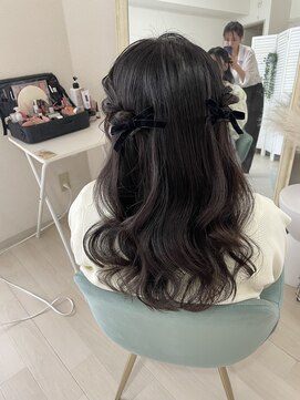 サロンナビ(Salon Navi) フェミニンハーフアップ