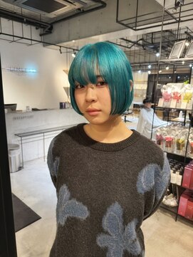 リムレス(LIMLESS) ミルクティーベージュラベンダーピンクダブルカラーブリーチ