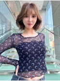 韓国/前髪/縮毛矯正/レイヤー/ショートボブ