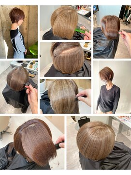 エクレ(eclet) ★白髪ぼかし×ゼロテク◎stylist Nao