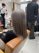 ネイロ 錦糸町(NeiRo)&nbsp;魅力倍増カールセミディシアーカラーダークアッシュショートヘア