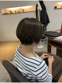 小顔ショートボブ×艶ショートボブ