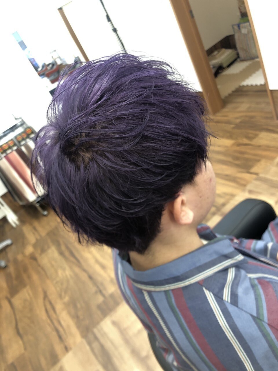 2025年夏】メンズ｜アッシュパープルの髪型・ヘアアレンジ｜人気