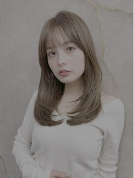 ロンドフルール 大宮東口(Lond fleur) ミニウルフレイヤーカット顔周りカット前髪カット韓国ロング池袋