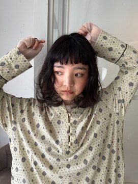 ロンド ボーイ 表参道(Lond BOY) ミニウルフレイヤーカット顔周り前髪韓国ショートボブ