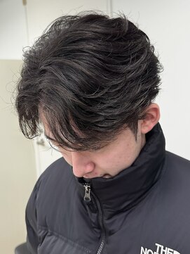 フィフス 名駅(fifth) フェザーショート名古屋フェザーパーマセンターパート名駅メンズ