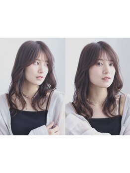 【上品な透明感カラーでこなれ感を】貴女の魅力を引き出す魔法の水素カラーでケアしながらカラーを楽しむ◎