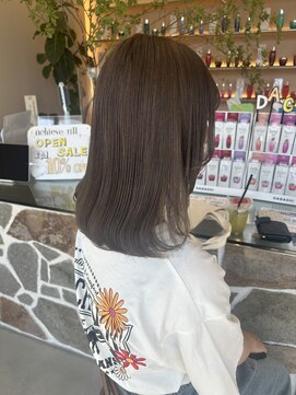 アチーブティルスマートサロン 豊川末広通店(achieve till Smart Salon) ブリーチでつくる柔らかくいベージュカラー