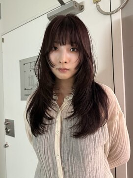 エルメ(Herme) ロングのたっぷりレイヤー〈MAYA〉