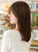 ★顔周りレイヤーカット美髪ナチュラルストレート30代40代★1
