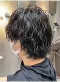 ウルフ 波巻きパーマ ツイストスパイラル 波巻きスパイラル