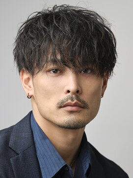 アイトーキョーリタ 渋谷(AI TOKYO Rita) テーパーフェードシャドウパーマ無造作マッシュ