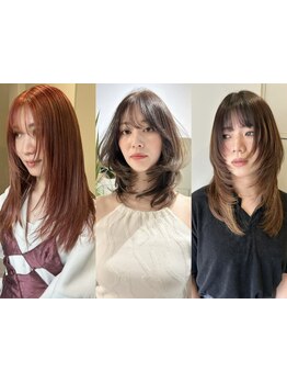 《顔周りレイヤー×小顔》顔周りが【色気】【上品さ】を引き立たせる再現性高いレイヤーカット◎[髪質改善]