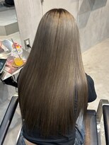 ラック(LUCK)&nbsp;寒色ベージュ/船橋/くすみベージュ/細めハイライト