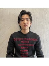 【イノウエアラタ】自然にまとまるボブスタイル、地毛風なストレート、ショートカット、メンズヘアが得意