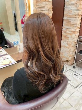 ルページ 千葉(lpage) 髪質改善/顔周りレイヤーカット/グレージュ[千葉/千葉駅]