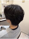レディースショートパーマ