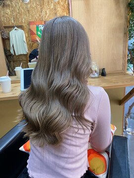 チャプター 問屋町(chapter) 髪質改善トリートメント韓国ヘアミルクティベージュダブルカラー