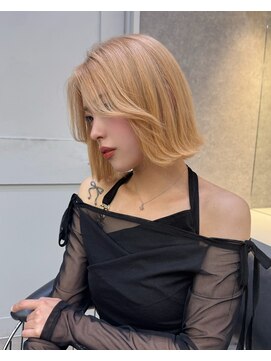 ロンドアヴァントゥス 池袋(Lond aventus) 韓国レイヤー/韓国風/ボブ/髪質改善/黒髪/ブリーチなし〔池袋〕