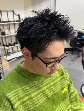 キングオブヘアバイノイズアンドフィフス 京都駅前店(KING of hair by NOISM&fifth) 京都メンズカットメンズパーマ波巻きスパイラルパーマツイスパ