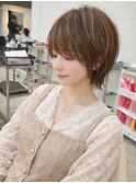 イメチェンウルフショートレイヤーカット30代40代50代田嶋W