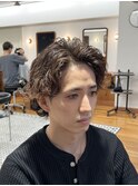 MEN’S/サーフカール/刈り上げセンターパート/表参道駅/青山 