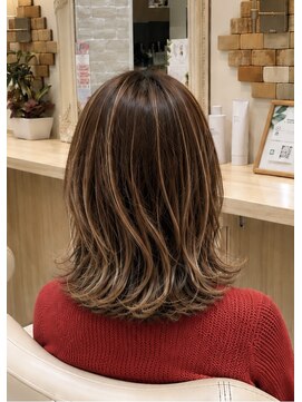 アッシュ 白楽店(Ash) 白髪ぼかしハイライト