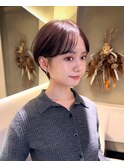 丸みショートボブ/レイヤー/20代30代40代50代/原宿0803