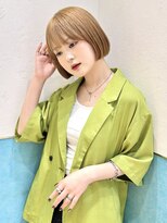 ロンド レイ 立川(Lond Ray) レイヤーボブ/ミルクティーベージュ/髪質改善/顔周り/立川