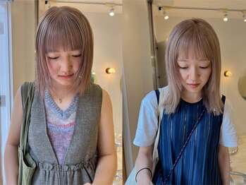スタン 渋谷(Stam)の写真/【早朝割/9時10時ケアブリーチダブルカラー￥11000】高技術×プチプラ☆学生必見![渋谷/ダブルカラー]